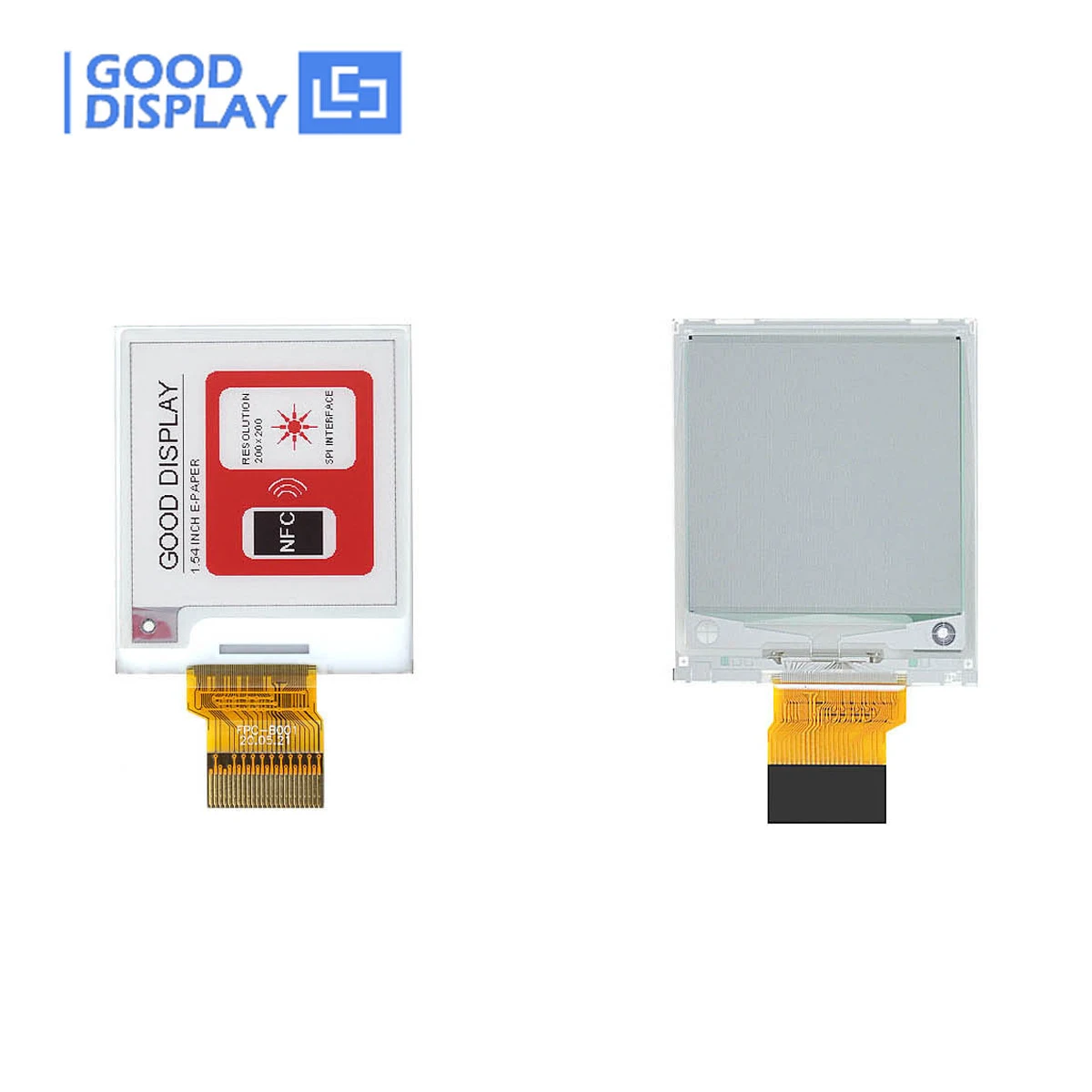 1.54 polegadas preto branco vermelho cor epd e-ink módulo display 200*200 interface spi gdm0154z90 suporte global/referência de peça