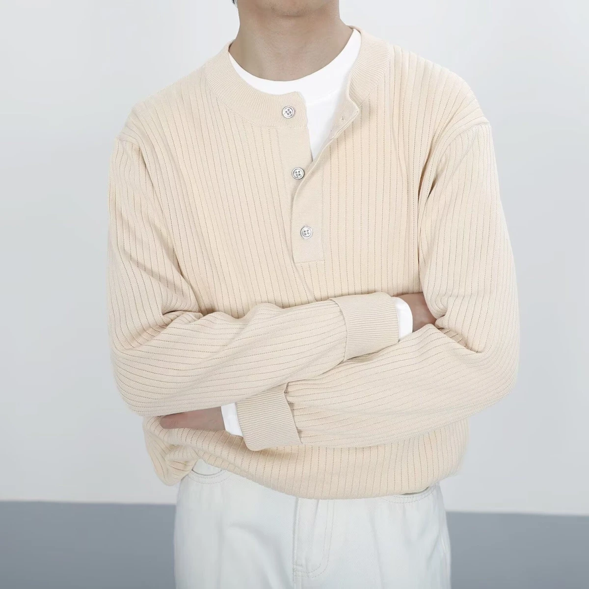 

Американский вязаный свитер с V-Ne, кардиган, мужской цветной повседневный свободный крой, весенне-осенний сезон, полиэфирное волокно