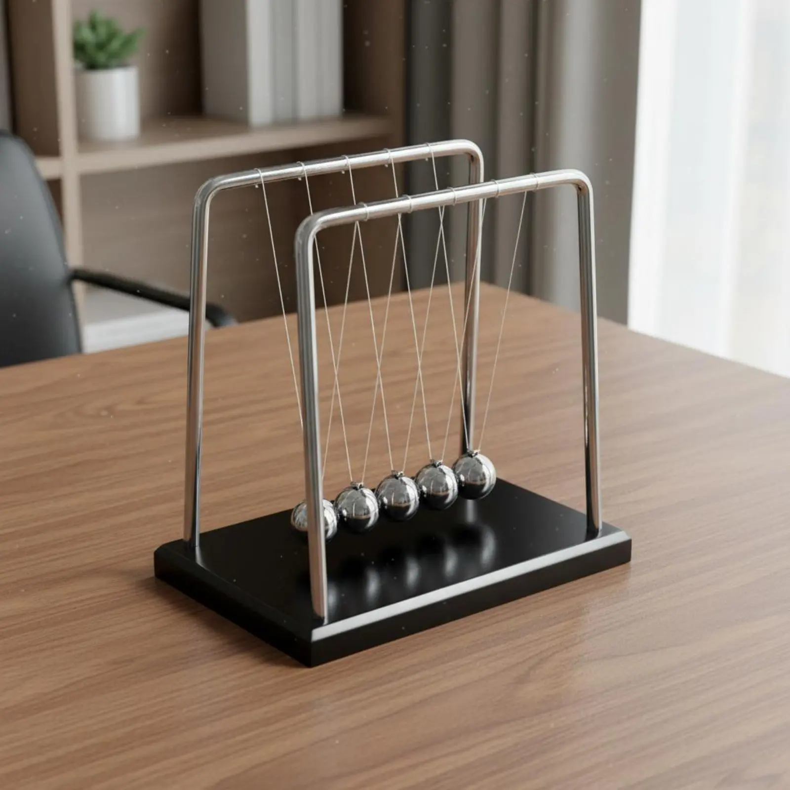 

Desktop Motion Sculpture Conversation Piece Swinging Dynamic Art Gadget Dynamic Energy Sculpture Creative Design Desk Toy