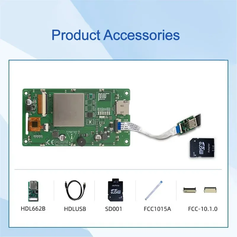 DWIN 4 بوصة 16.7 متر لون ذكي IPS TFT LCD شاشة تعمل باللمس 480x800 بكسل دقة زاوية عرض واسعة DMG80480C040_03W