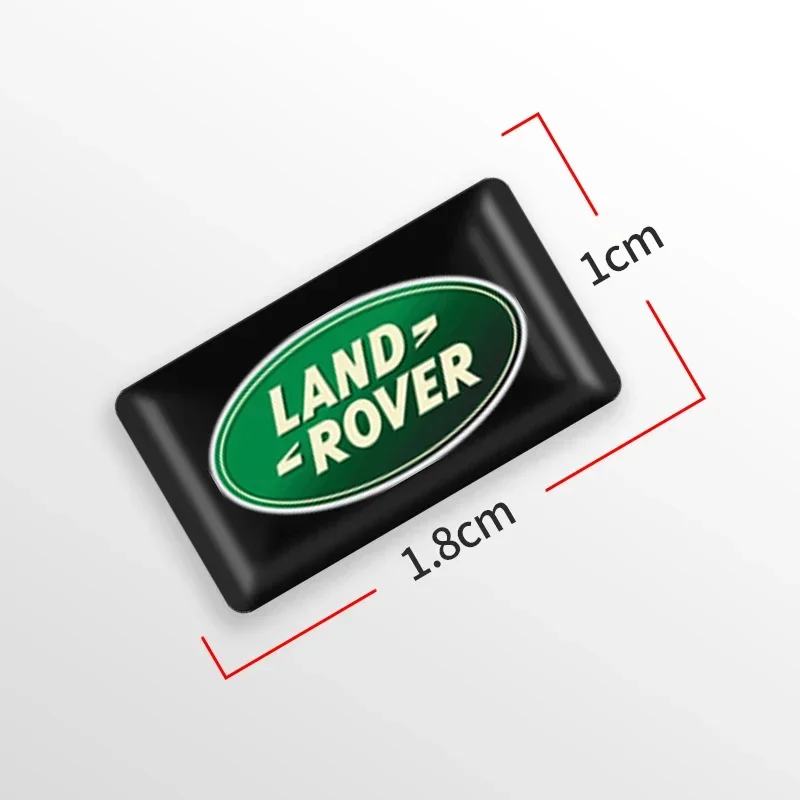 10pcs Car 3D Epoxy Emblem Sticker Car Indoor Decoration For Land Rover Freelander LF Discovery 3 4 L319 L462 Range Rover Evoque