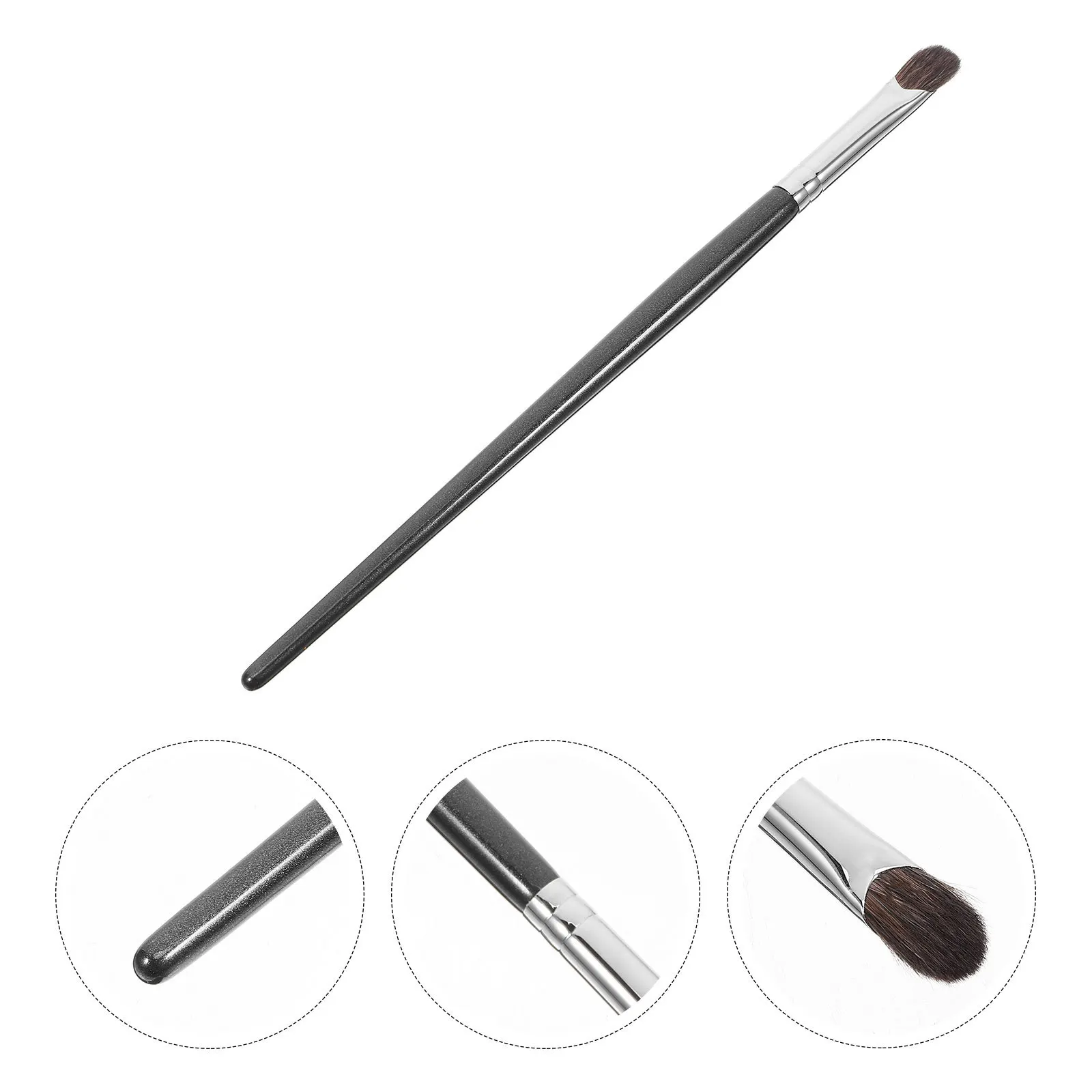 Set di pennelli per trucco da donna Pennelli per ombretto flessibili portatili per miscelazione viso e labbra Manico confortevole Pennello di bellezza per uso quotidiano