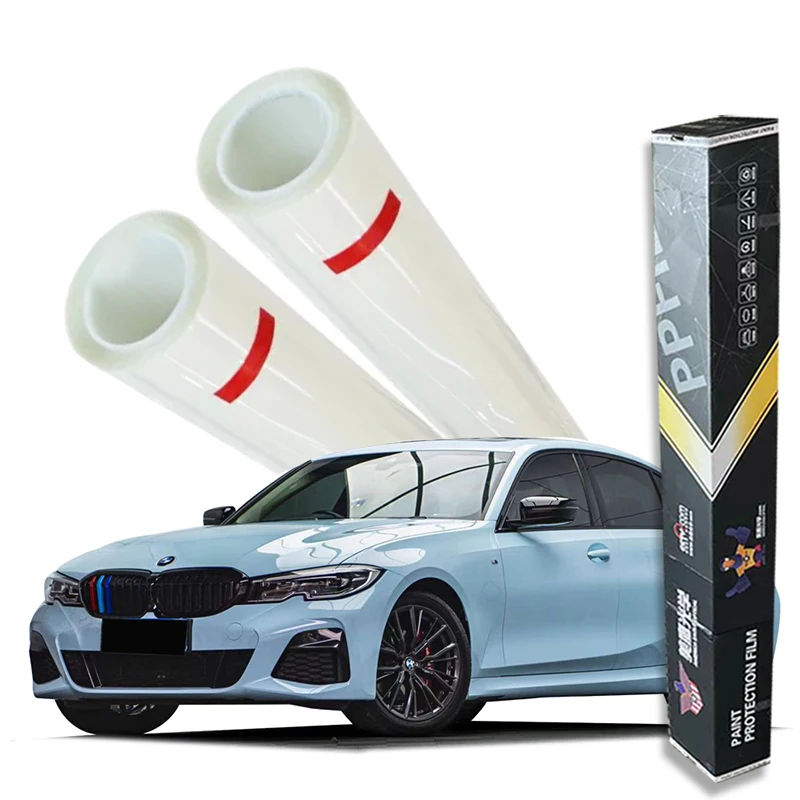 

6.5mil Auto PPF Paint Protection Film TPU Gloss Black Anti scratch self-healing Film Black Film For car