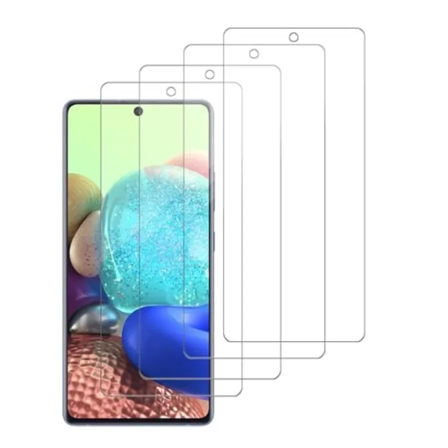

4 Pack Glass Screen Protector Compatible for Samsung Galaxy A7 5G/ SM-A76 A76U A76A A760 A76D [9H Hardness]-HD Screen Tempered