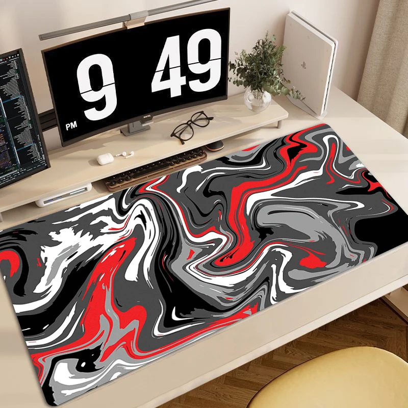 

XXL Strata Liquid 900x400 Mouse Pad Computer Laptop Anime Keyboard Mouse Mat Large Mousepad Keyboards Gamers Decoracion Desk Mat