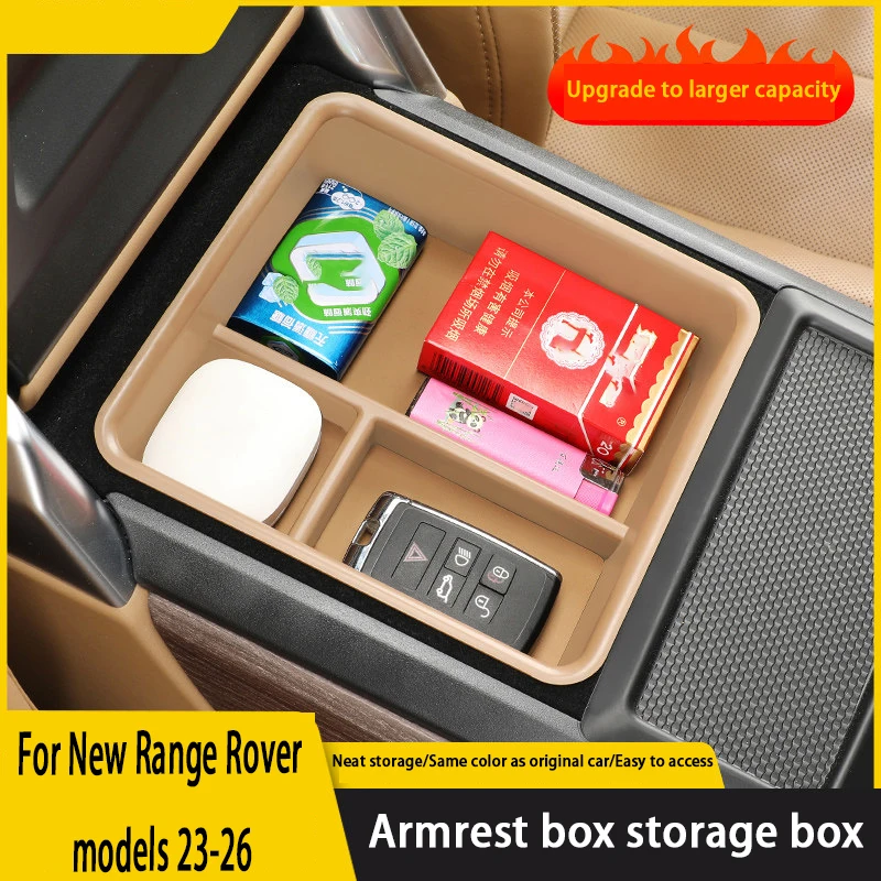 For Land Rover Range Rover Sport L461 2023 2024 2025 2026 Center Console Armrest Storage Box Organizer Interior Accessories