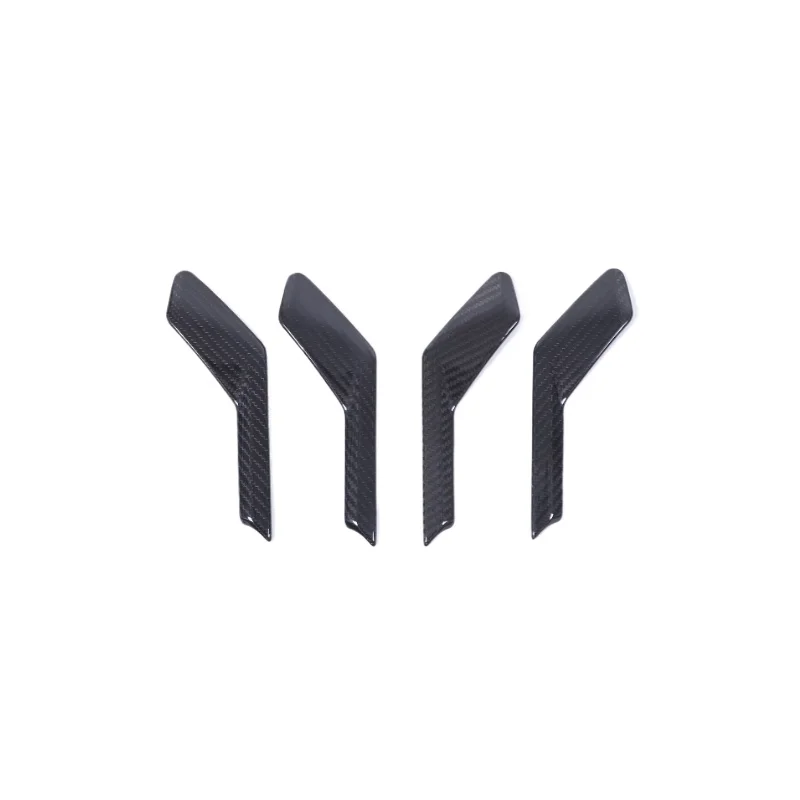 Real Carbon Fiber Auto Tür Innere Griff Dekorative Abdeckung Für BMW 5er G60 2024-2025 Innen Auto zubehör