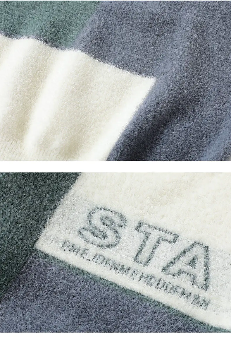 سترة للرجال ملابس للرجال ربيع الرجال قميص العرق البلوفرات ملابس الشارع الشهير متماسكة الخريف موضة Hombre الدافئة الصلبة الذكور