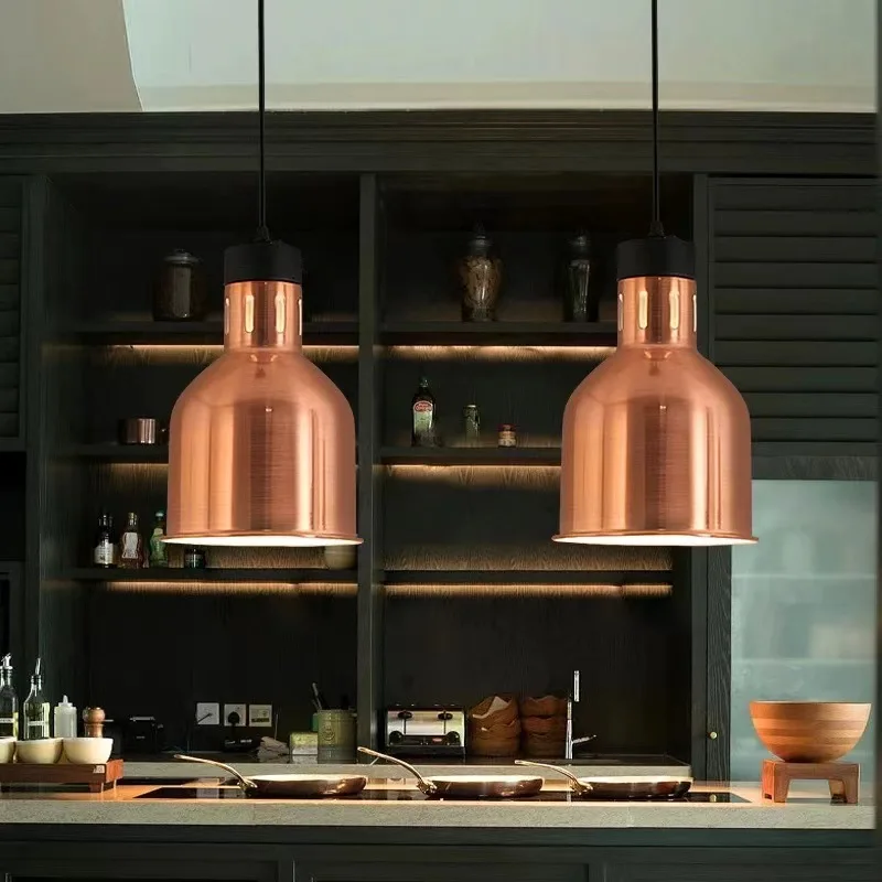 

DINDALLED Industrial Heating Pendant Lamp Modern Food Insulation Electric Heating Chandelier Kitchen Restaurant Lighting Fixture