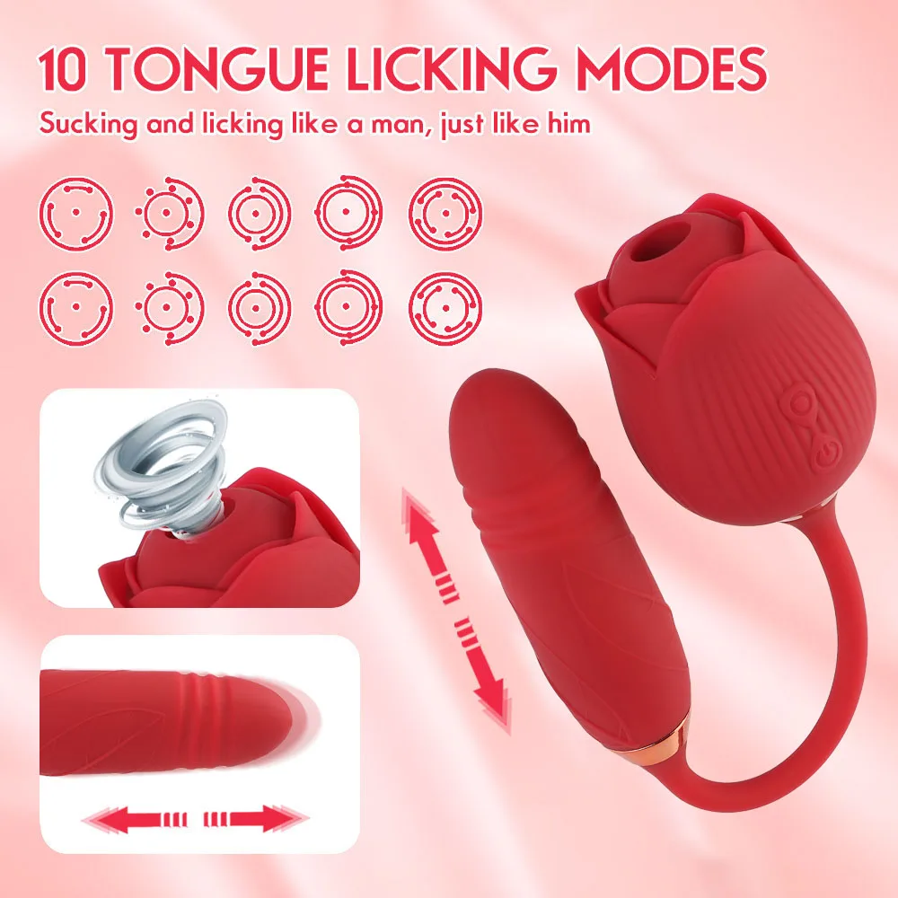 With Stretcking Dildo Breast Sex Toys For Women Vibrators Nipple Sucker Clitoris Sucks Vaginal Balls Butt Plug Artifical Penis