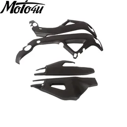Real Carbon Fiber Motorcycle Frame Cover Swingarm Cover Swing Arm Protection Matt Covers For Aprilia RSV4 2022 2023