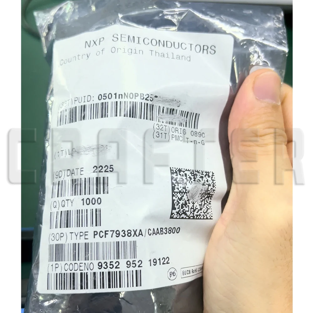 Key Crafters Original Transponder Chips ID 47 PCF7938XA OEM Blank Chip & Original Master Chip For Honda Hyundai KIA