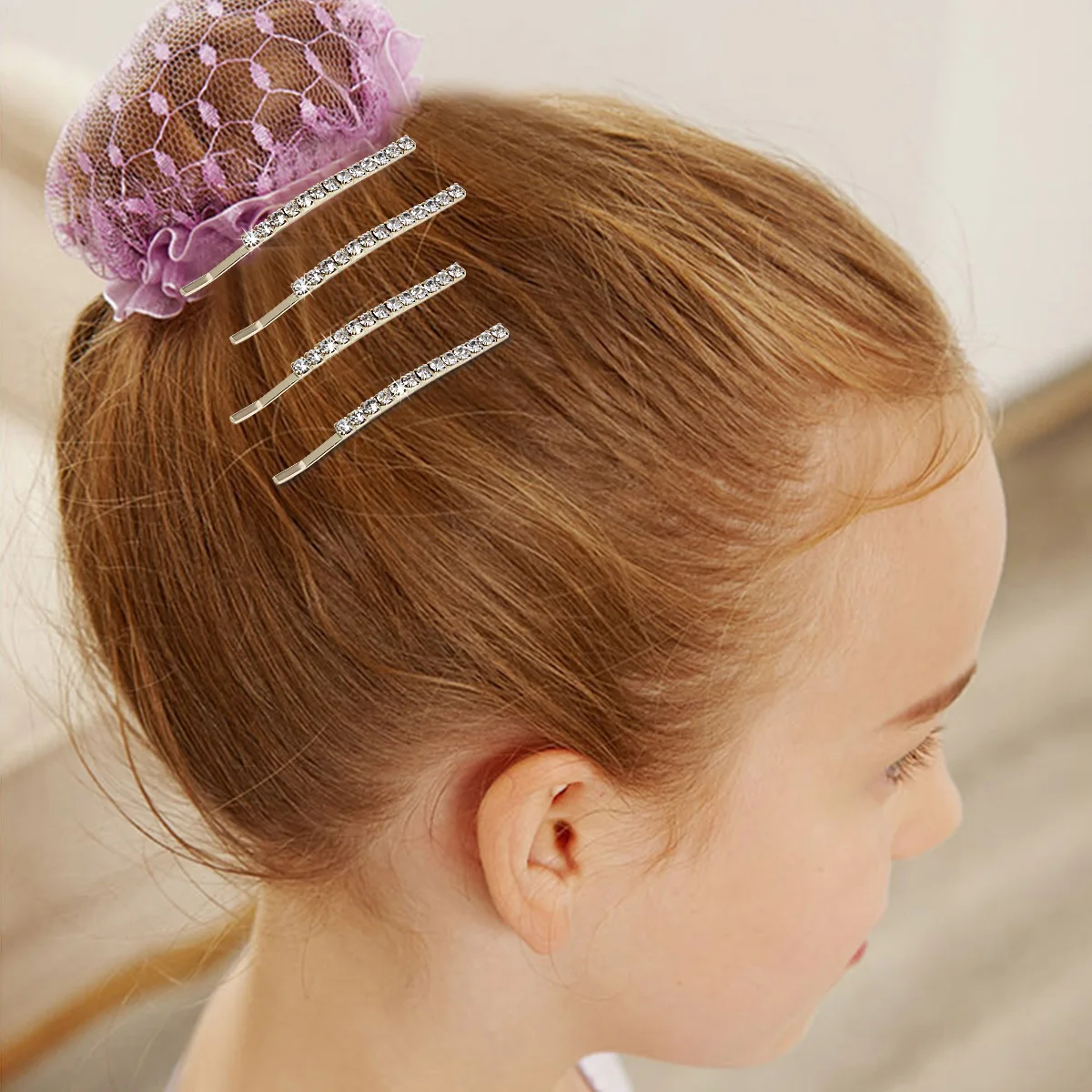 

12 Pcs Rhinestone Hair Clip Girls Pins Crystal Barrettes Women Hair Accessories Elegant Stylish Daily Life Wedding Party
