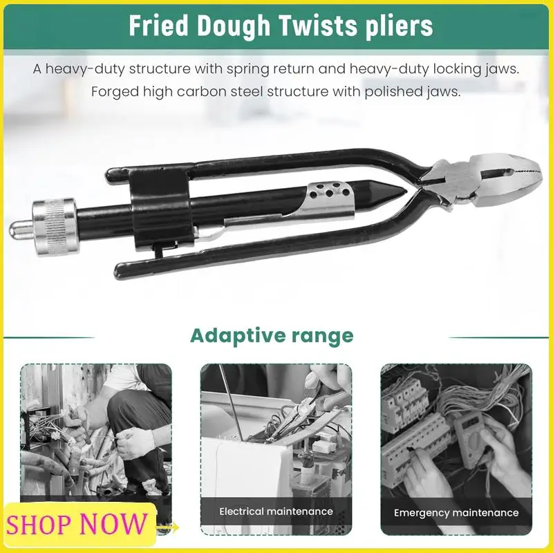 

Especial Wire Twisting Plier Lock Twist Twister With A Spring Return Heavy Duty Jaws