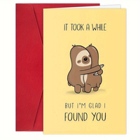 1pc，Anniversary Birthday Card for Her Him Funny Birthday Card for Boyfriend Girlfriend Husband WifeHandmade Greeting Card (It to