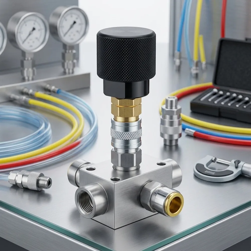Pneumatic Female Head for g1 2-14 Thread Adapter Standard for g1 2-14 Thread High-grade Copper Material Secure Connection Design