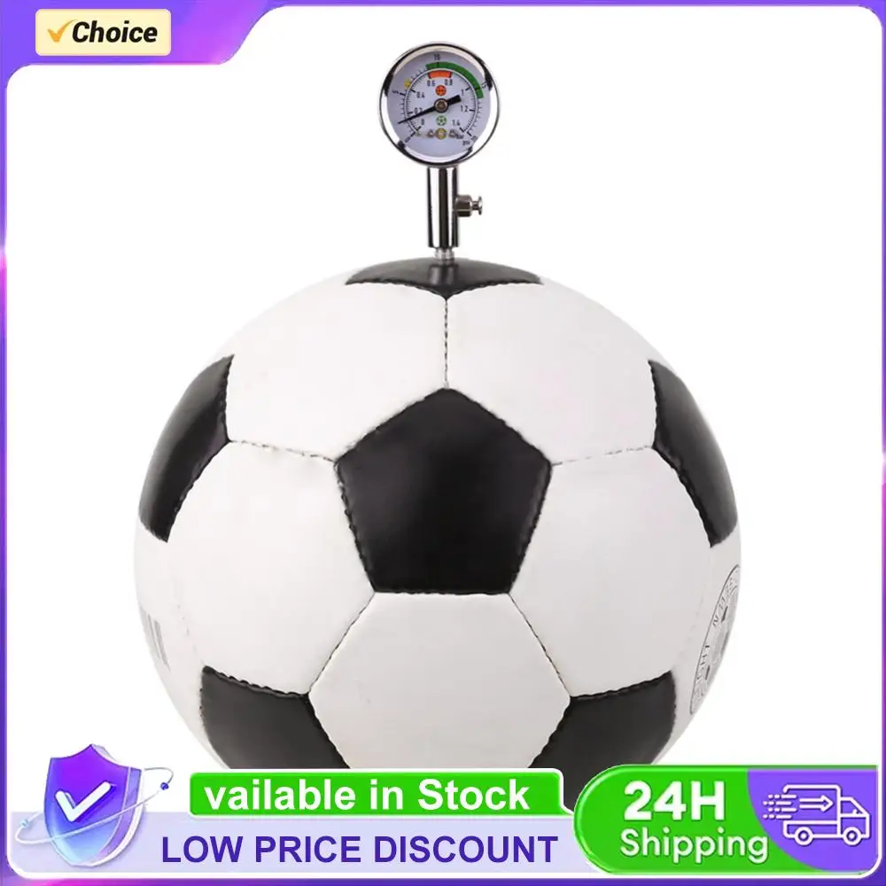 

Soccer Ball Barometers Portable Gauge Air Watch with Air Release Valve Inflatable Quick Sport Measuring Instruments