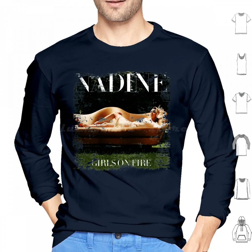 Girls On Fire Hoodies Long Sleeve Nadine Nadine Coyle Girls On Fire Girls Aloud