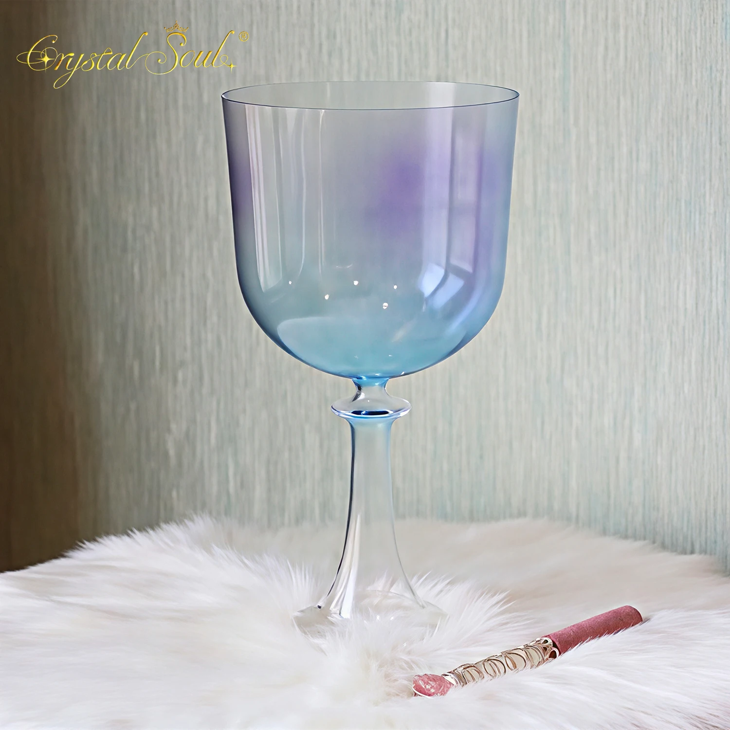 Velvet Blue Purple Alchemy Holy Grail Crystal Bowl Prefect Pitch Customization