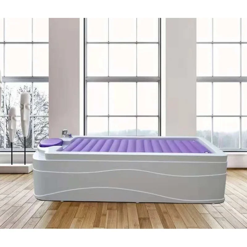 Bathroom shower bed made of acrylic with hair washing function and inflatable