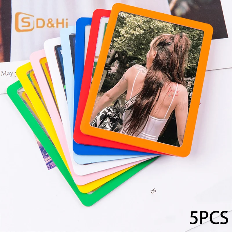 5 unids/lote funda protectora para tarjetas con borde duro funda protectora de Material plástico funda para tarjetas carcasa protectora anticaída que proporciona protección