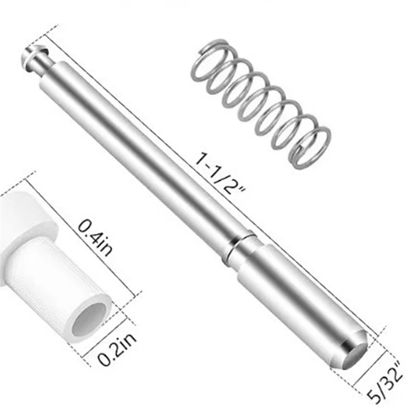 ABZV-Window Screen Replacement Plunger Pin Set 5/32 X 1-1/2 Inch-30Pack Window Screen Plunger Latch Set For 3/4" Screen Frames