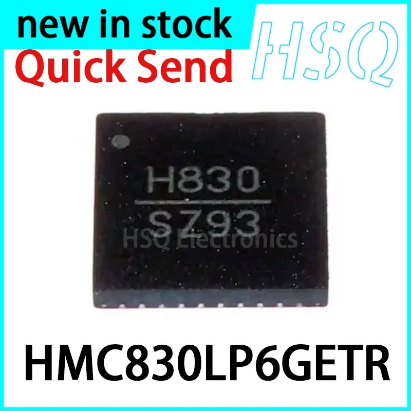 1PCS HMC830LP6GETR HMC830LP6GE Screen Printed H830 QFN40 RF Microwave Chip Brand New in Stock