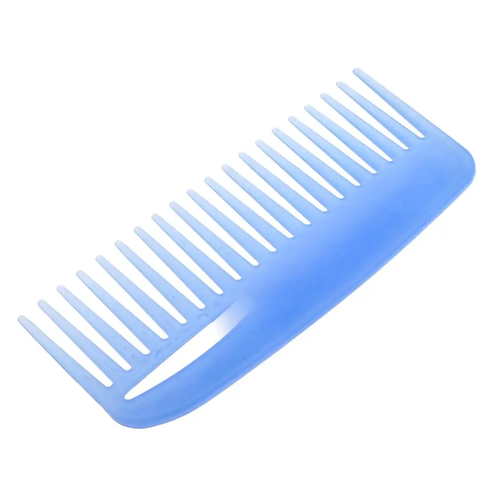 Heat Resistant Wide Tooth Comb Detangler Anti Static Plastic Hair Brush for Hairdressing Coloring and Styling