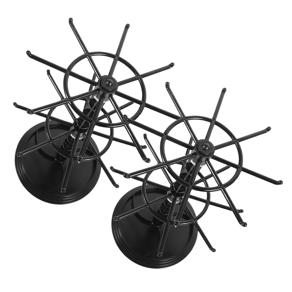 

2pcs Jewelry Rack Earring Holder Organizer Metal Stand Storage Home Jewelry Storage Stand Supplies Accessories Decorative