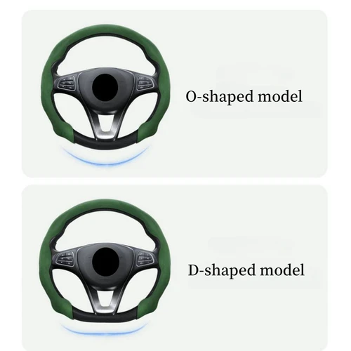 Imagen 2 del producto Protector ultrafino para volante de coche de gamuza estilo tarjeta, versión universal dinámica y de moda