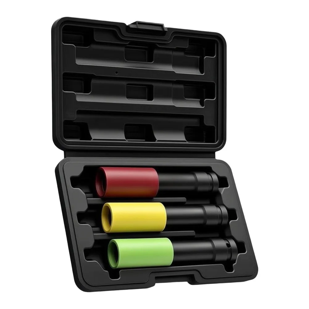 Colorful Extended Tire Protection Socket Set Alloy Wheel Lug Nut Socket For Pneumatic Wrench Car Wheel Repair