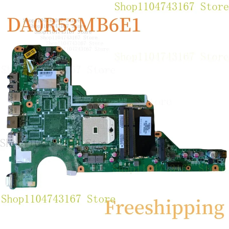 

For HP Pavilion G6 Motherboard DA0R53MB6E1 DA0R33MB6F1 Rev:E Mainboard 100% Tested Fully Work