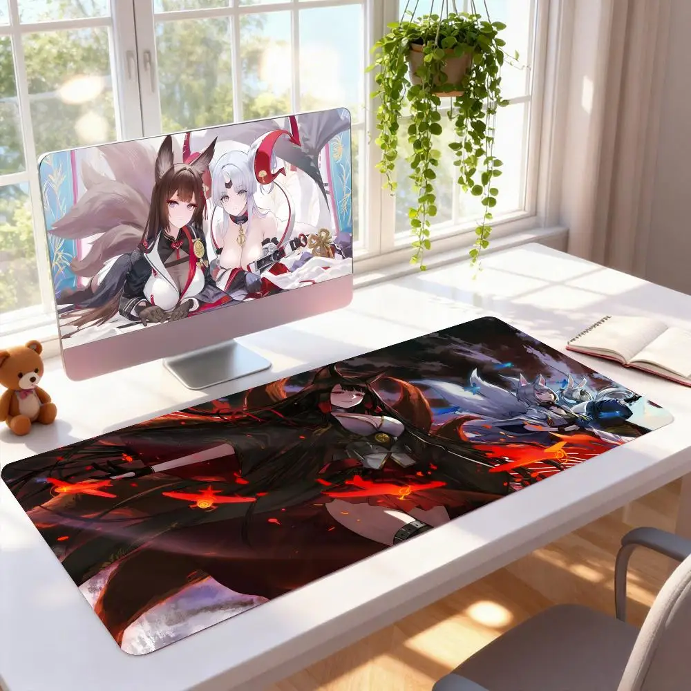 

Azur Lane Akagi Mouse Pad Rubber Computer Laptop Official Game Super Colored Print Aesthetic Pretty Fashion Luxury Mat