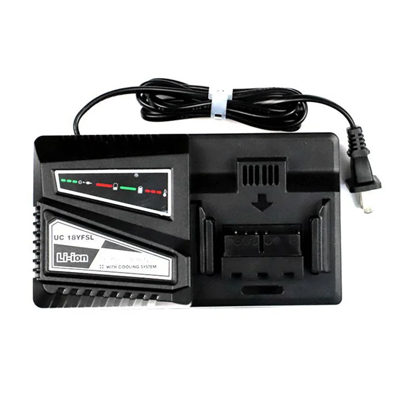 UC18YSFL Li-Ion Battery Charger Charging Current 4.5A for Hitachi 14.4V 18V Battery BSL1815 BSL1820 BSL1830,US Plug