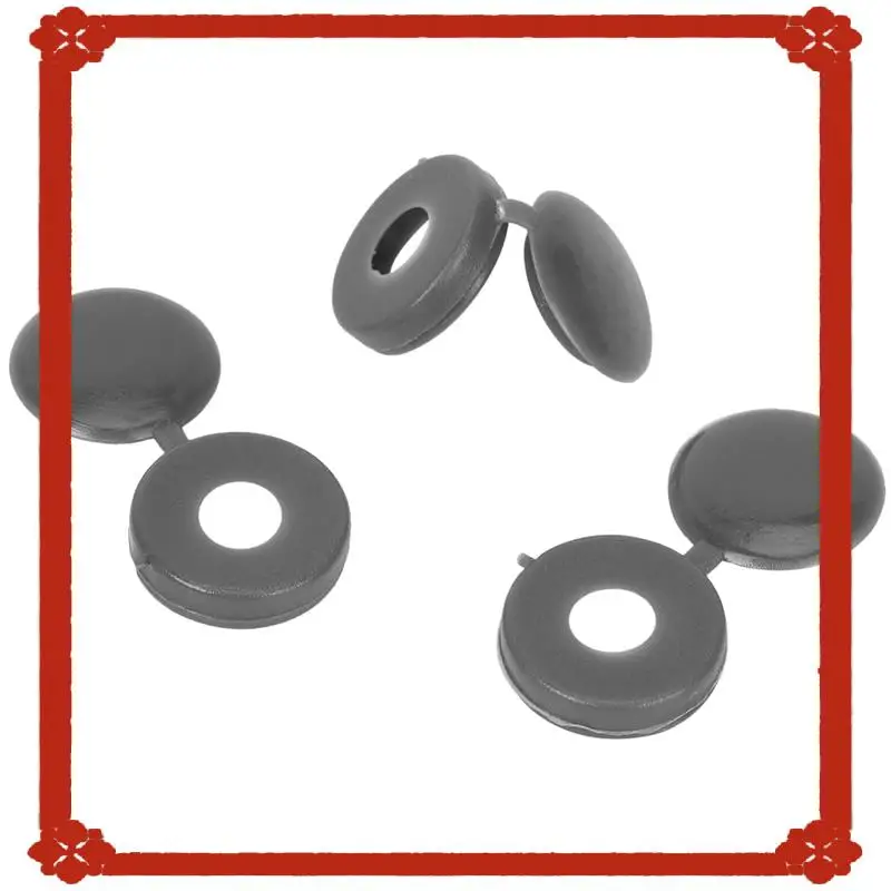 تسليم 24 ساعة 200 قطعة غطاء برغي البلاستيك يتوقف المسمار رئيس يغطي غطاء المسمار قبعات المفاجئة على ديكور