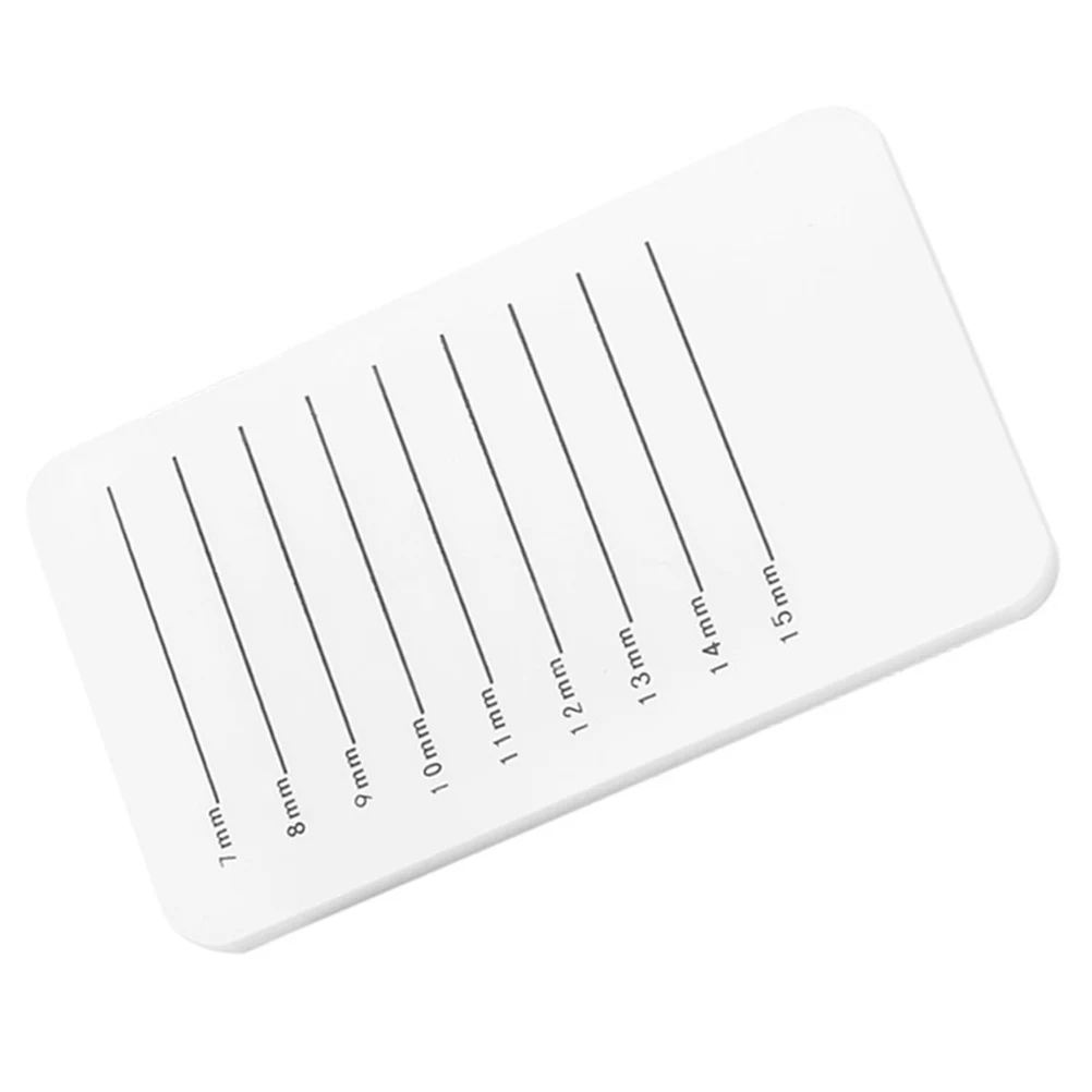 1 قطعة لوحة عرض الرموش الأكريليك 7 مللي متر-15 مللي متر حامل الرموش القابل لإعادة الاستخدام لتطعيم الرموش الصناعية صينية تمديد أداة ملحق #5