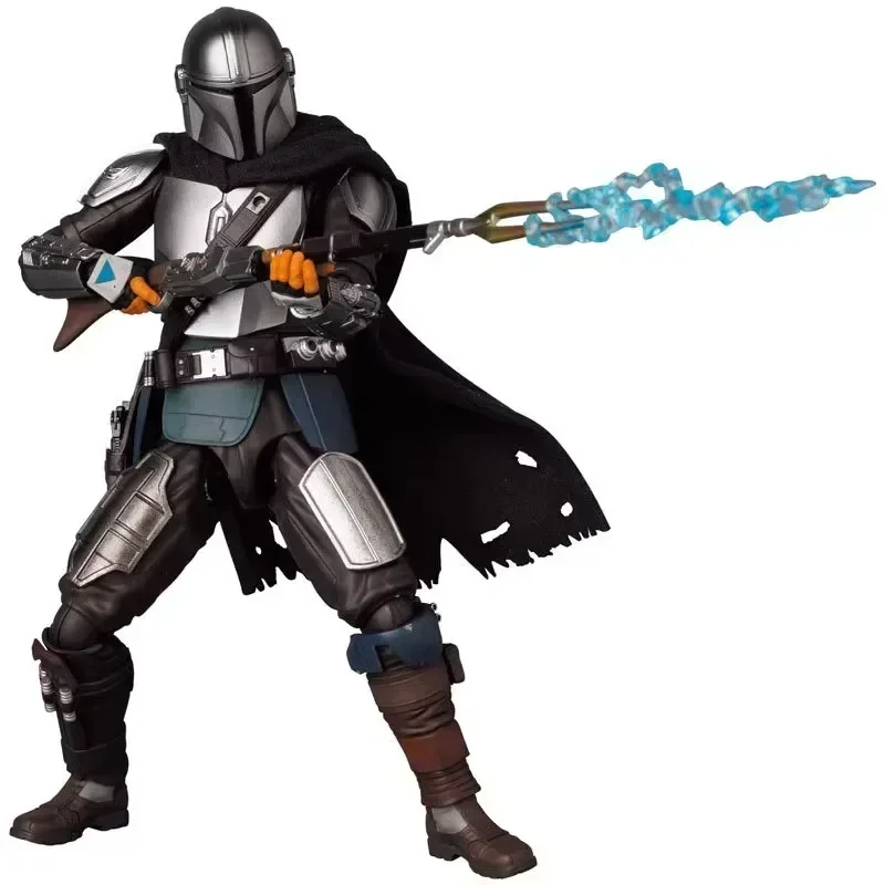 Original Genuine Medicom Toy Star Wars The Mandalorian Grogu Mandalorian Mafex No.200 Ver.2.0 Model Toys Action Figures