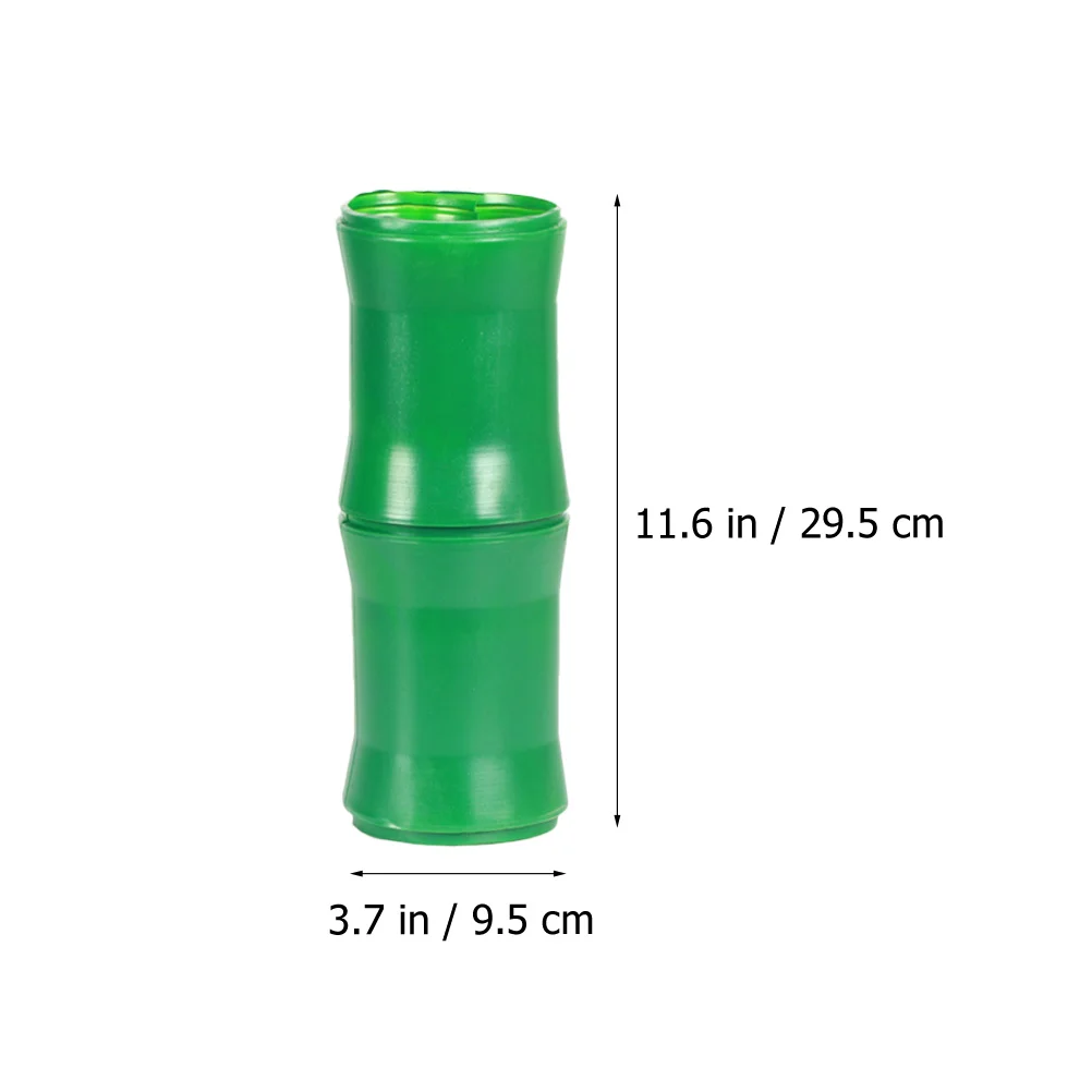 

5pcs Artificial Bamboo Tubes Decorative Pipe Cover Diy Sewer Plant Ornament Simulation Reusable Garden