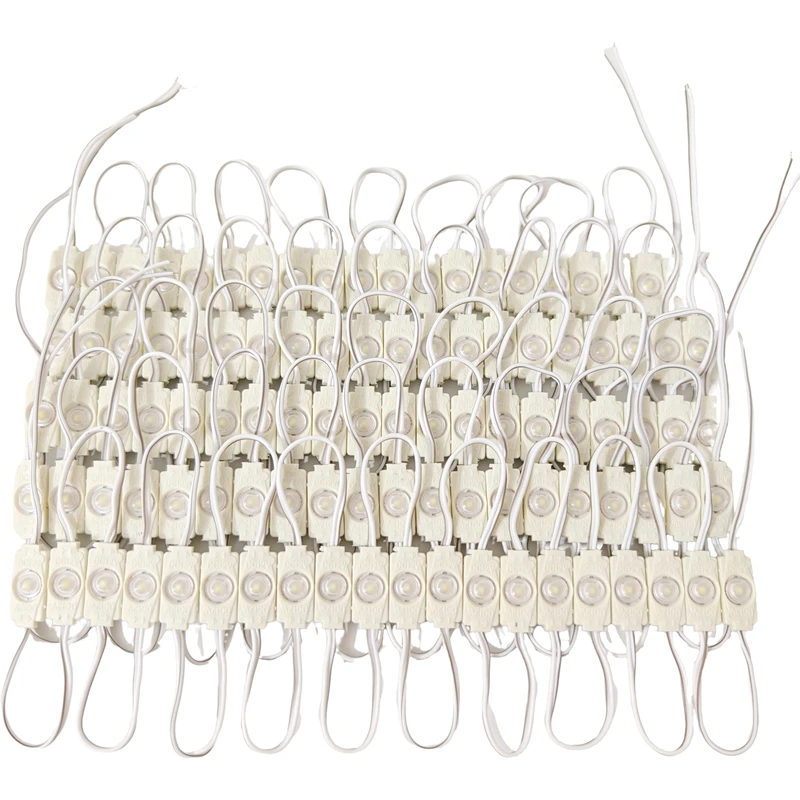 SMD 2835 литьевой модуль DC12V 0,3 Вт 1 светодиодный одиночный мини-модуль с линзой водонепроницаемый IP65 супер яркая подсветка знака