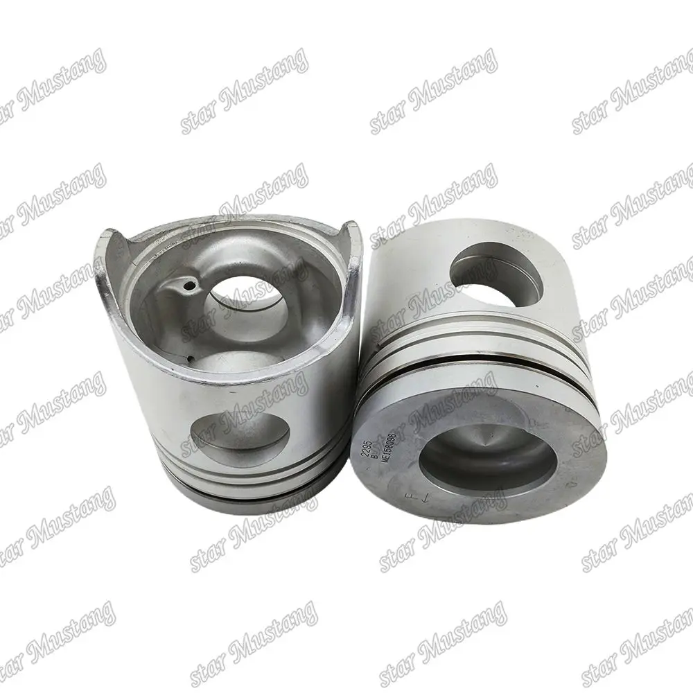 6D24 6D24T Piston Chamber Size 69mm ME158096 Suitable For Mitsubishi Engine Parts