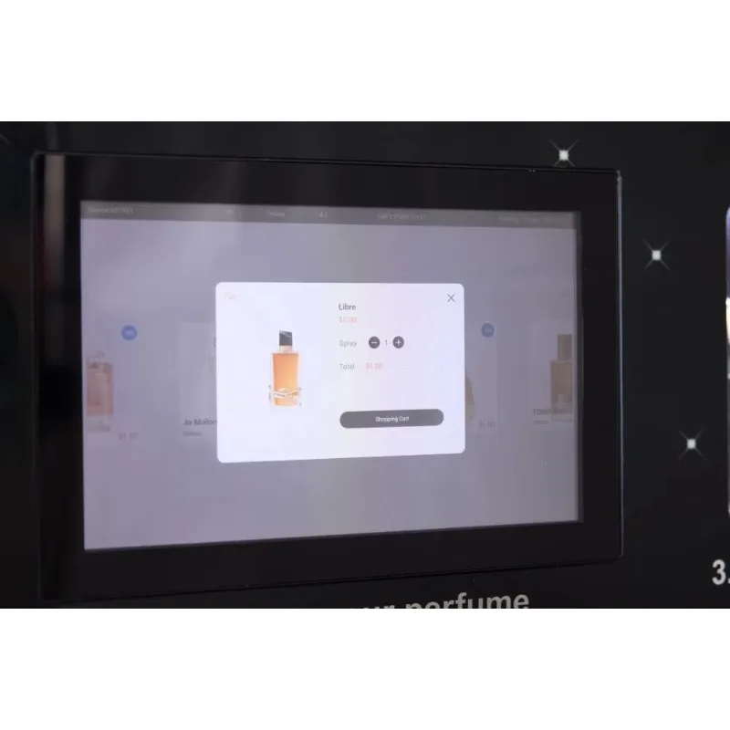 Customized Reliable France Wholesale Coin & Token Operated Wall Mounted Perfume Fragrance Vending Machine