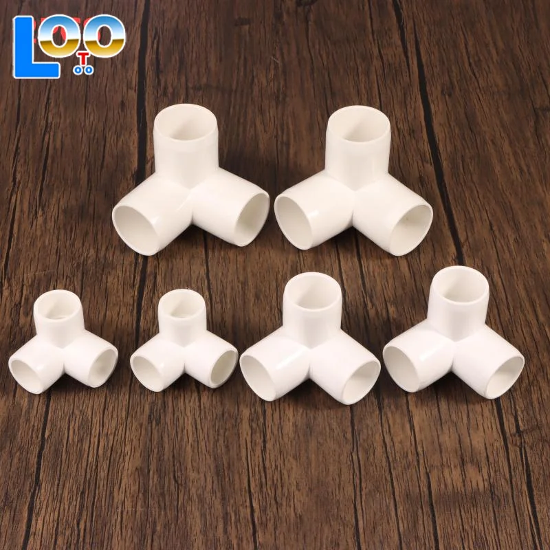 2 шт., 3 способа, соединительные фитинги для водопроводной трубы из ПВХ, садовый ирригационный домашний аквариум, фитинги для водопроводных трубок, соединительный адаптер