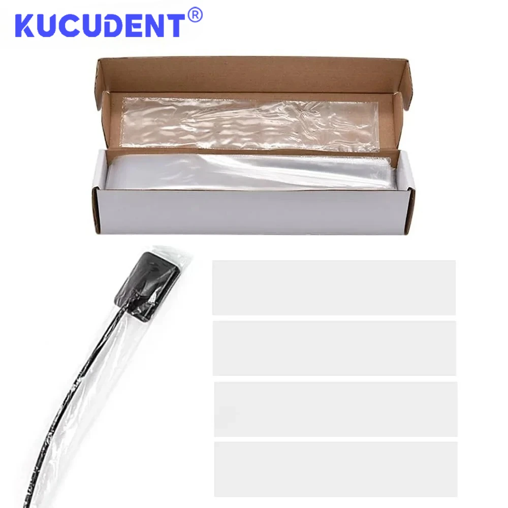 500 Pcs/Box Disposable Dental Plastic X-Ray Digital Sensor Protective Sleeves Cover Film Bags Transparent Dentistry Accessories