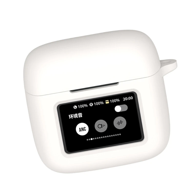 ฝาครอบหูฟัง ที่อยู่อาศัยกันรอยขีดข่วน หูฟังไร้สาย เคสซิลิโคนเปลือกนุ่ม