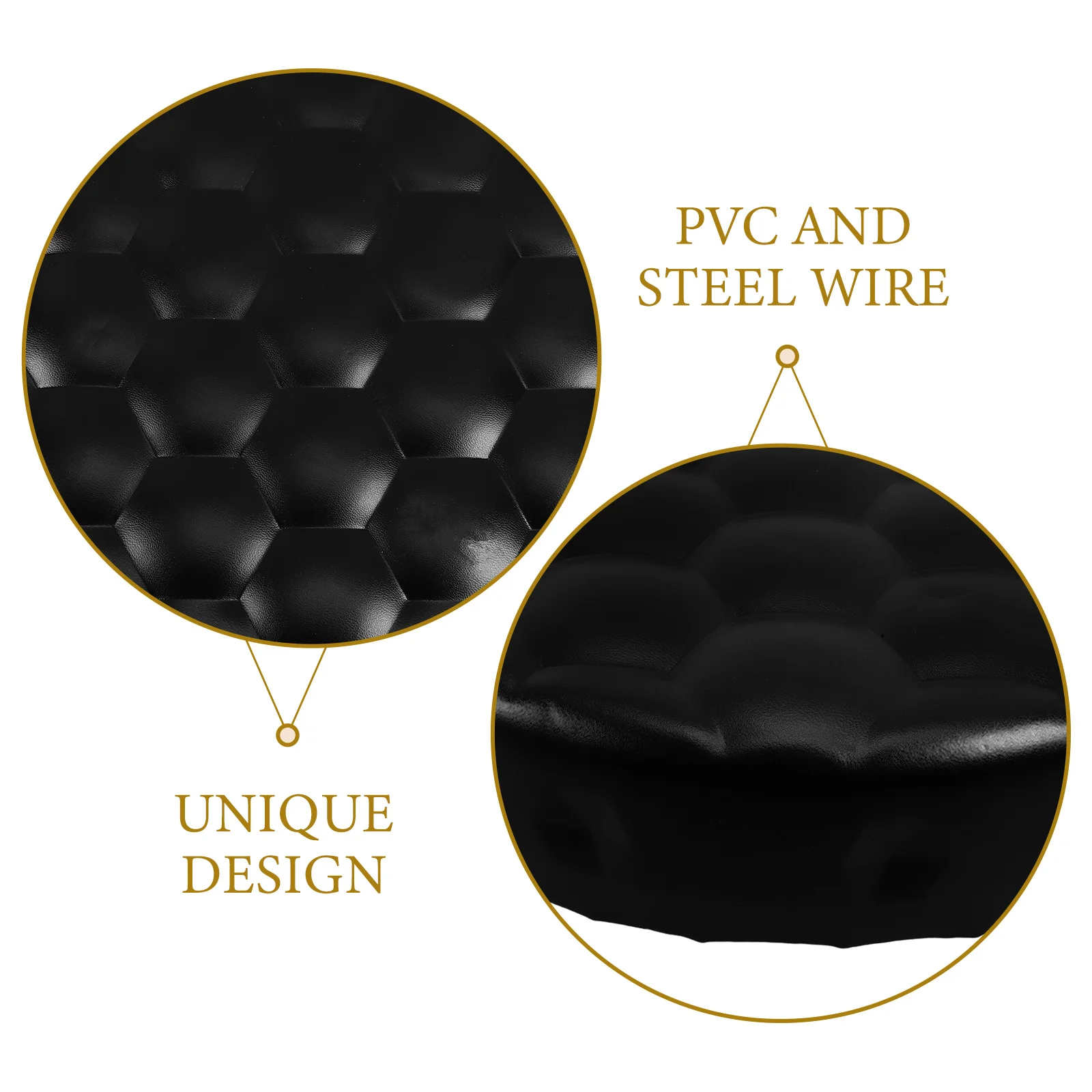 

Round Replacement Seat Padded Pu Bar Stool Cushion Chair Surface For Home Office Hotel Banquet Wedding Seat Cover