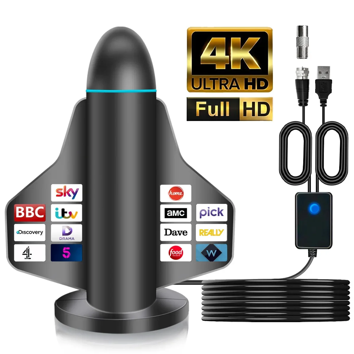 The Newly Launched, Best-Selling Indoor HD Digital TV Antenna for 2025 – A Model Suitable for Cross-Border Use, HDTV Antenna Wit
