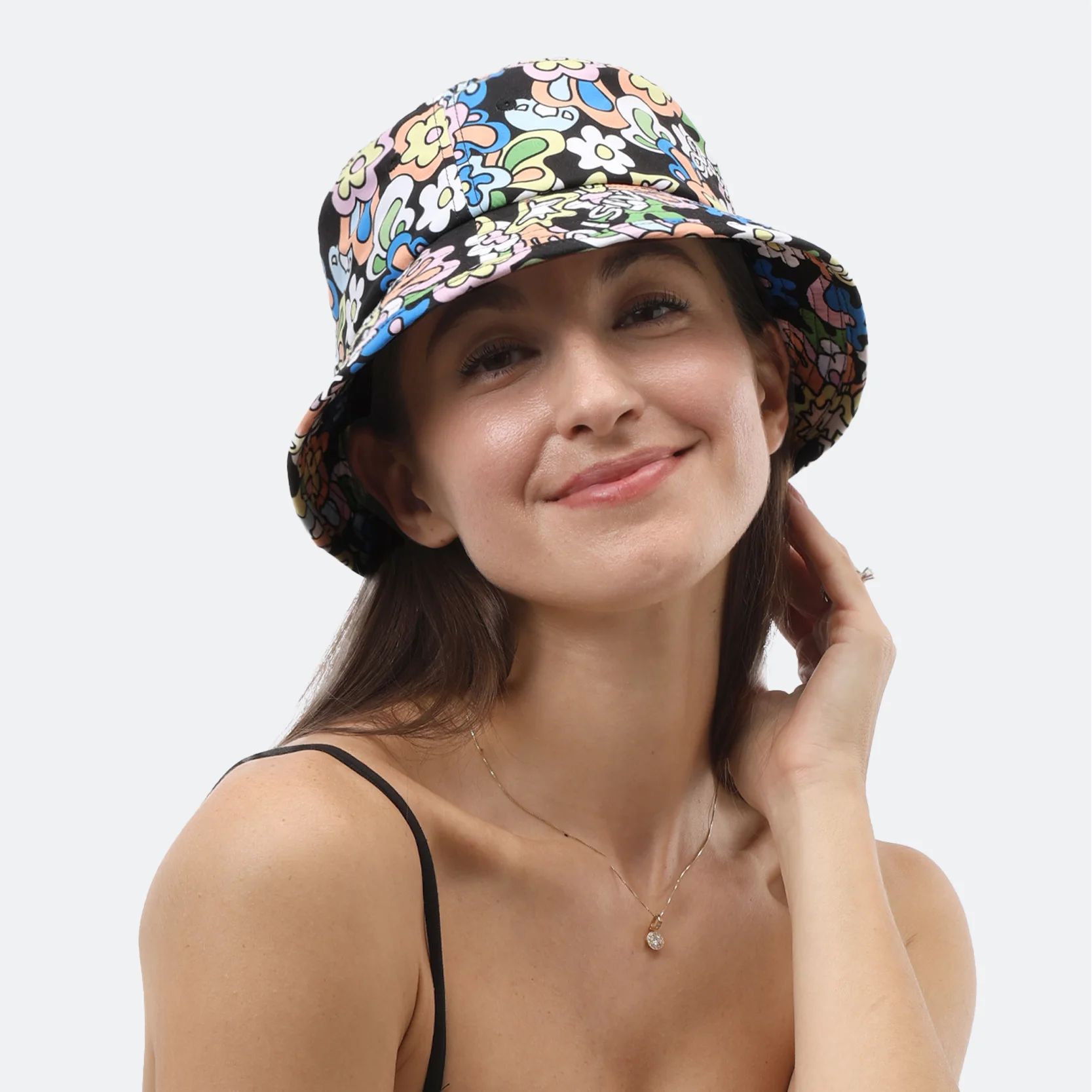 JOISIV New Fashion Printed Casual Bucket Hat, Unisex, Lightweight Breathable Cotton, Ideal for Outdoor Travel, Camping & Leisure