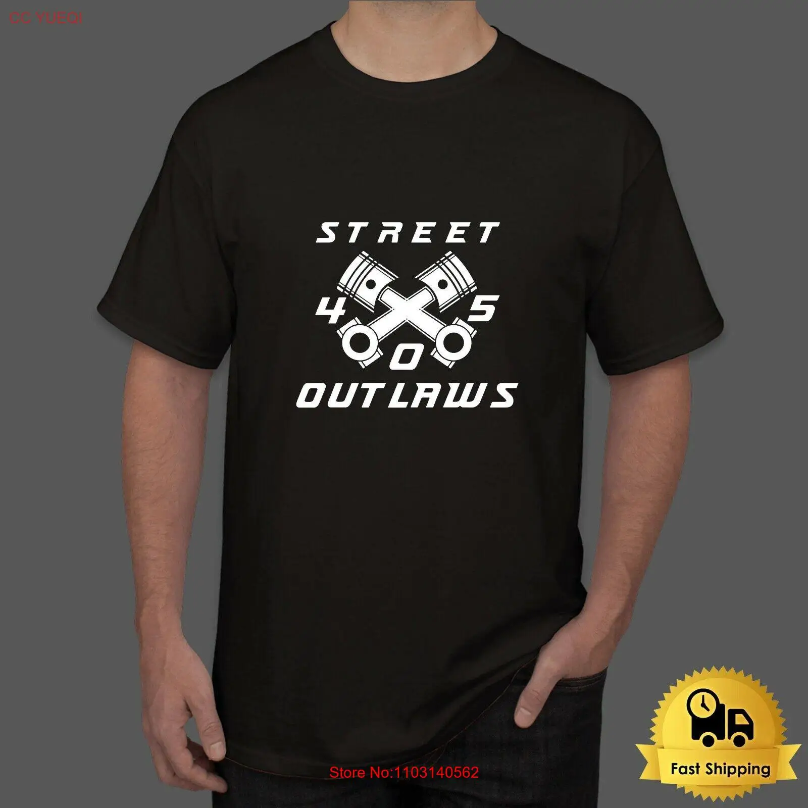 Street Outlaws Funny Car Enthusiast Men's T Shirt Size S M L XL 2XL 3XL 4XL 5XL