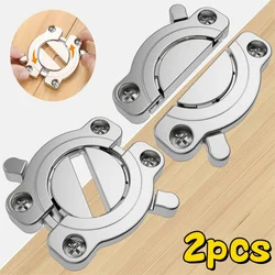 2pcs Tabletop Connector Folding Table Buckles Desk Supporting Folding Hinge Desktop Combination Wood Board Splicing Fasteners