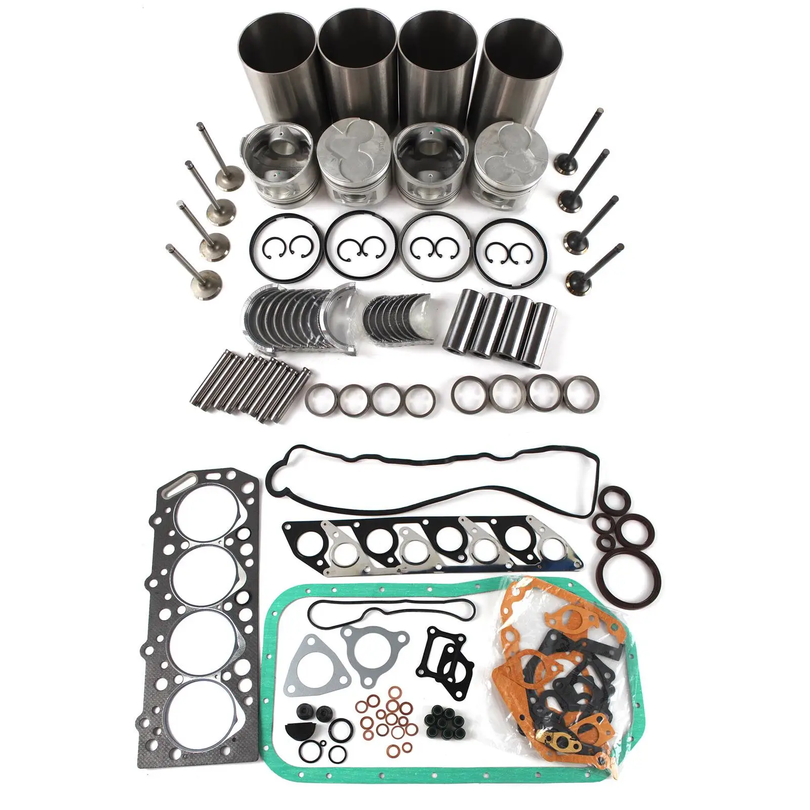 4D56 4D56T Engine Overhaul Rebuild Kit & Valves  L200 L300 Pickup Truck